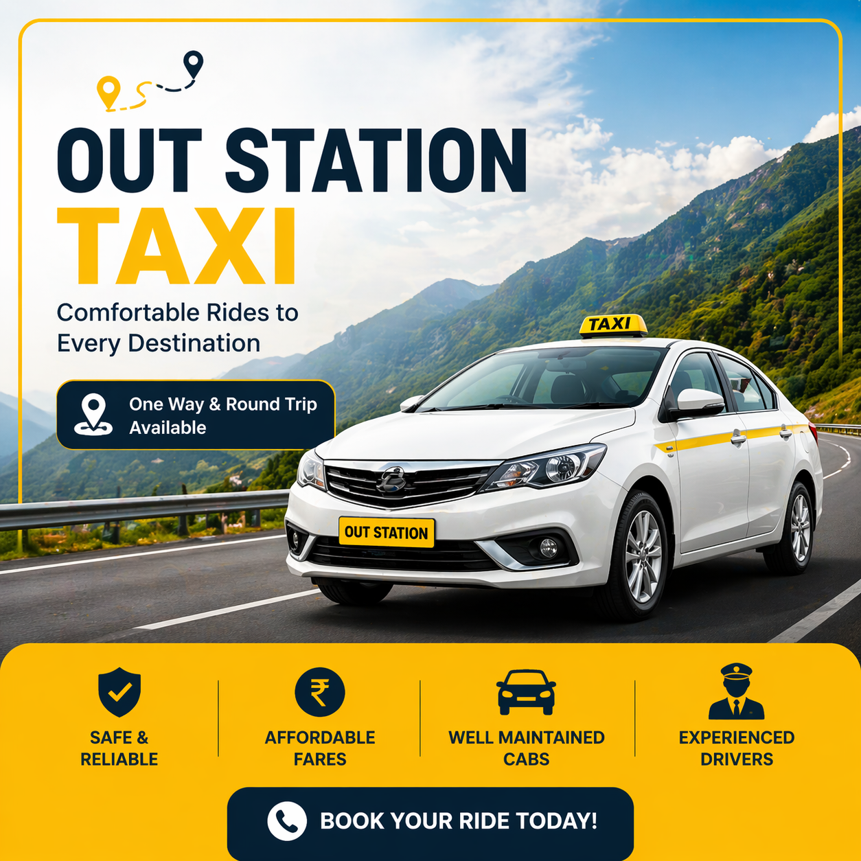 Outstation Taxi from Noida